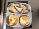 京东京造 早餐锅 家用早餐盘煎蛋牛排三合一多功能麦饭石色平底不粘锅19cm 实拍图