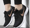耐克NIKE跑步鞋女子透气REVOLUTION 6低帮运动鞋DC3729-009黑金38 实拍图