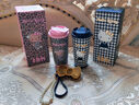 野兽派家居（tbh）Sun Kissed三丽鸥Hello Kitty变色保温杯便携吸管杯送人礼物 黑皮变色保温杯  经典豹纹（含mini收纳包挂件) 700ml 实拍图