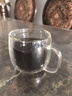 美斯尼 咖啡杯玻璃杯双层水杯泡茶玻璃办公杯子果汁杯牛奶杯加厚带把手 双柱杯 300ml 1只 实拍图