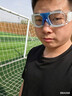 DRATRA近视运动眼镜篮球眼镜足球跑步散光学镜架镜框护目镜比赛专用防雾 透框蓝护垫 框+镜（近0-600近散0-200内） 实拍图