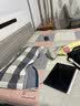 南极人（Nanjiren）加厚纯棉老粗布床单200x230cm单件双人被单单人学生宿舍棉麻铺单 居美-浮光红【全棉老粗布/三层加厚/可裸睡】 200cm*230cm 床单【适合1.5米床】 实拍图