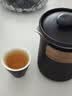 苏泊尔（SUPOR）泡茶壶便携旅行茶具套装·1壶+3杯+茶巾+便携包.6件套.玄墨   实拍图
