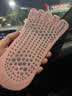 杜威克瑜伽袜防滑普拉提五指袜分指女室内地板运动舞蹈袜 绑带粉2双装 实拍图