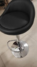 华恺之星吧台椅 椅可升降休闲酒吧椅带靠背高脚椅前台接待椅BY803 经典黑色【高款】 实拍图