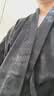三省六部·礼部【八万春】新中式丝绸暗纹提花男士双面穿汉服 黑色 双面穿 均码 2码 晒单实拍图