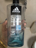 阿迪达斯（adidas）男士沐浴露洗发水洗面奶三效合一 游泳去氯保湿 冰点热情套装1.2L 实拍图