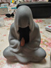 木客陶瓷禅意无相佛摆件新中式人物客厅书房玄关茶桌面工艺品创意装饰 悟-灰色款 实拍图