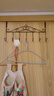 秉优 门后挂钩2件套 免打孔7钩衣帽钩挂衣服架挂包免钉门背式框上神器 实拍图