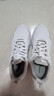 安踏云逸小黑鞋丨男鞋运动鞋子夏季皮面防泼水透气软底白色跑步休闲鞋 【皮面防泼水神器】安踏白/灰-4 42.5 实拍图