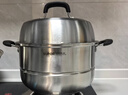 苏泊尔SUPOR 蒸锅汤锅家用不锈钢双层多功能易存储复底汤蒸锅EZ28JBS01 实拍图