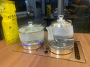 友家铺子（Biooner）全自动上水电热水壶 茶台烧水壶电茶壶家用办公茶桌茶具嵌入式一体电茶炉套装 1L （37*20cm）手柄双加水三件套 实拍图