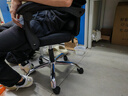 奥伦福特 电脑椅 办公椅子 靠背椅 可躺电竞椅家用人体工学网布椅转椅 黑色可躺 实拍图