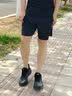 安踏（ANTA） 两件套 运动套装男秋季新款冰丝速干透气运动服父亲节爸爸套装 【店内爆款-清凉冰丝】黑T+梭织五分裤 S/165 实拍图