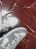 耐克NIKE男女AJ1小迪奥 轻奢感JORDAN 1运动休闲鞋DC0774-105白灰36.5 实拍图