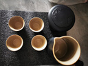 京东京造  旅行茶具套装 描金润玉快客杯户外便携茶具整套 一壶四杯 实拍图
