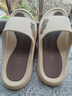 回力运动拖鞋男浴室内户外减震防滑厚底凉拖鞋HL39651卡其色40-41码 实拍图