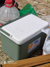 欧宝森绿色20L 车载家用越野保温箱冷藏箱便携户外小冰箱保鲜箱冰块储存 实拍图