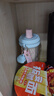 炊大皇吸管杯水杯女高颜值2025便携可爱tritan随行果汁杯果冻蓝650ml 实拍图