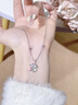 礼意久久【施华洛世奇水晶】四叶草项链女款生日礼物女士送女生送老婆闺蜜 【银白色】520送女朋友礼物母亲节礼物实用送妈妈 【镶施华洛世奇水晶】结婚纪念日礼物送老婆 实拍图