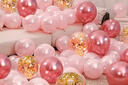 酷依宝生日装饰80只婚房布置气球浪漫求婚表白结婚用品布置生日派对粉色 实拍图