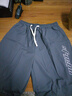 猫霓冰丝短裤男士夏季薄款潮牌宽松直筒外穿速干沙滩运动休闲五分中裤 黑色+深灰【抢手两条装】 3XL 【建议体重150-165斤左右】 实拍图