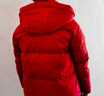 鸭鸭王一博同款1号系列红色羽绒服男女短款2025冬季最新款防寒厚外套Y 中国红色 S /165(推荐80-110斤) 实拍图