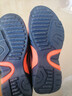 李宁热断码男童鞋子中大童透气网面2026春季儿童皮面运动休闲跑步鞋 1712深蓝橘双网 34 实拍图