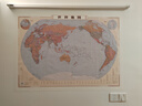 经典版 中国地图挂图+世界地图挂图（书房 家庭 办公装饰地图 1.116米*0.812米）复古风尚 经典百搭 50-60年代经典配色 实拍图