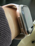 适用applewatch硅胶保护壳S11边框壳iwatchS10/se代半包软壳硬壳41mm/45mm苹果手表表带防摔 半包软壳-透明 iwatchS10/11【42mm表盘】 实拍图