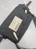 回力（Warrior）斜挎包男大容量工装复古邮差包韩版潮流大学生上课单肩小背包女 黑色+白熊猫挂件 实拍图