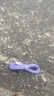 艾昊者适用苹果数据线iPhone14/13/12/11promax/6s/7/8plus液态软胶充电线带灯手机通用快充 自带柔和灯【紫色】液态防断耐用线材 1.5米 实拍图