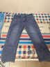 真维斯（Jeanswest）莱赛尔天丝牛仔裤男夏季2026新款潮牌直筒品牌专版休闲长裤子男 0882蓝色 【天丝薄款】 32 建议体重130-140斤 实拍图