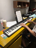 特伦斯电子琴88键折叠琴成人儿童初学电钢键盘教学乐器V10便携钢琴 V10典雅黑+延音踏板+原装琴包 实拍图