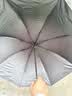 【已售100万】手动UV折叠黑胶防晒防紫外线遮阳晴雨两用伞 【手动款8骨】黑色UV 实拍图