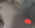 CHERRY樱桃 超大鼠标垫 办公桌垫 键盘垫 游戏鼠标垫 高密纤维顺滑鼠标垫 黑色细面 900*350*4mm 实拍图