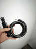 京东京造 钥匙钢缆锁自行车锁圈锁山地车公路车防盗120cm配2把钥匙带车架 实拍图
