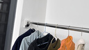 未来式 免打孔阳台伸缩晾衣杆窗帘杆卫生间挂衣凉衣服升缩承重浴帘杆 不锈钢 1.0~1.7米墙距适用 实拍图
