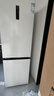 美菱冰箱无忧嵌402双门超薄零嵌小户型大容量拼接窄门一级节能低噪变频风冷无霜底部散热冰箱国家补贴 BCD-402WPCZX 雪域白 实拍图
