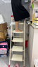 得力（deli）折叠梯家用安全人字梯室内伸缩梯多功能强承重五步登高扶梯白色 实拍图