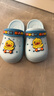 B.Duck小黄鸭童鞋儿童花园鞋男童宝宝洞洞鞋女童舒适软底拖鞋5966蓝色24 实拍图