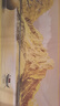 背靠金山卧室床头装饰画自粘贴画客厅房间壁画沙发背景墙挂画贴纸 背靠金山-发财树-金边 【推荐1.8-2米床】长210x70厘米 实拍图