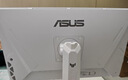 华硕VG27AQL5A-W 27英寸显示器2K 180Hz显示器210Hz FastIPS FreeSync 0.3ms响应HDR400 实拍图