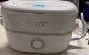 生活元素（LIFE ELEMENT）插电式电热饭盒 便携式保温加热饭盒陶瓷内胆 便当盒蒸饭锅热饭神器 1L双胆 F6 实拍图