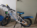凤凰（Phoenix）儿童自行车山地车男女学生脚踏车6-15岁童车 霸道 白蓝色 18寸 实拍图