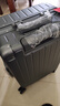 京东京造无界铝框20英寸大容量行李箱男女 登机皮箱明日达旅行 石墨灰 实拍图