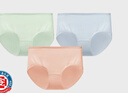 松山棉店 特护级新疆棉内裤女全棉加长底裆全裤抑菌透气不夹臀莫代尔内裤 浅粉+浅蓝+浅绿【柔软纯棉】 3条 L (165) 推荐110-125斤 实拍图
