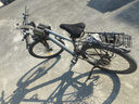 永久锂电池助力电动自行车禧玛诺变速超长续航山地车男女士双碟刹单车 F58摩天灰【助力续航约50-60KM】线碟 26英寸 实拍图