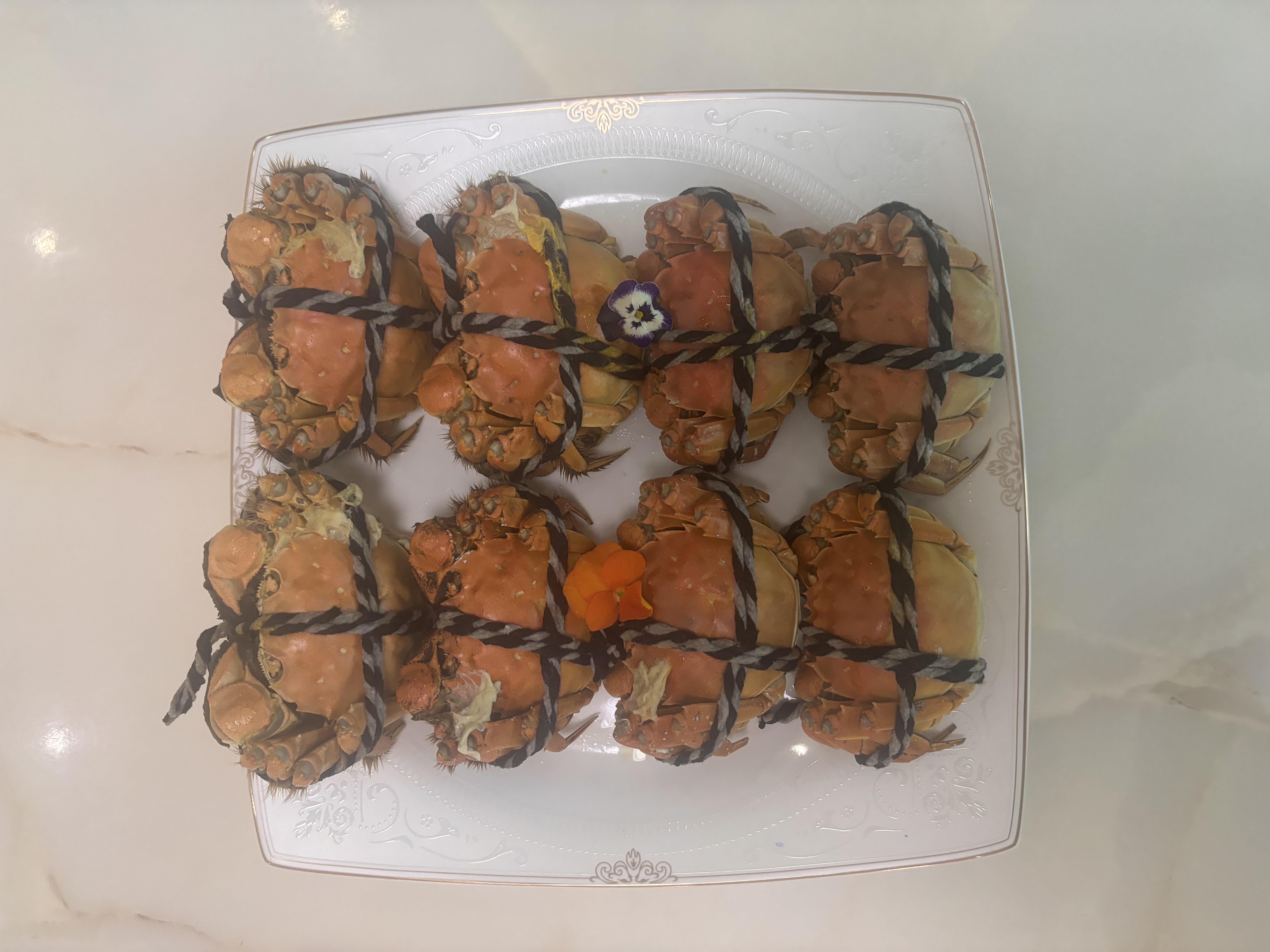 【活蟹】蟹叁钳庄 大闸蟹公3.3-3.6两母2.3-2.6两 4对8只鲜活现货螃蟹中秋国庆礼盒 实拍图