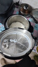 半球316不锈钢电压力锅家用母婴级0涂层无涂层多功能智能预约焖煮炖锅大容量压力锅小型304高压电饭煲 2.5L 双胆（304钢胆+黑晶胆） 实拍图